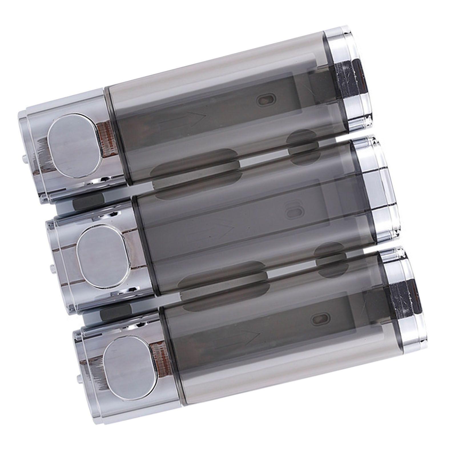 3 Chamber Shower Soap Dispenser 3x300ml Capacity Wall Mounted Shampoo and view 10