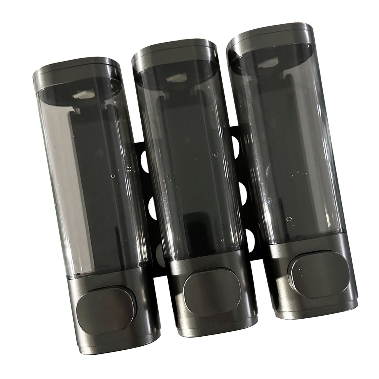 3 Chamber Shower Soap Dispenser 3x300ml Capacity Wall Mounted Shampoo and