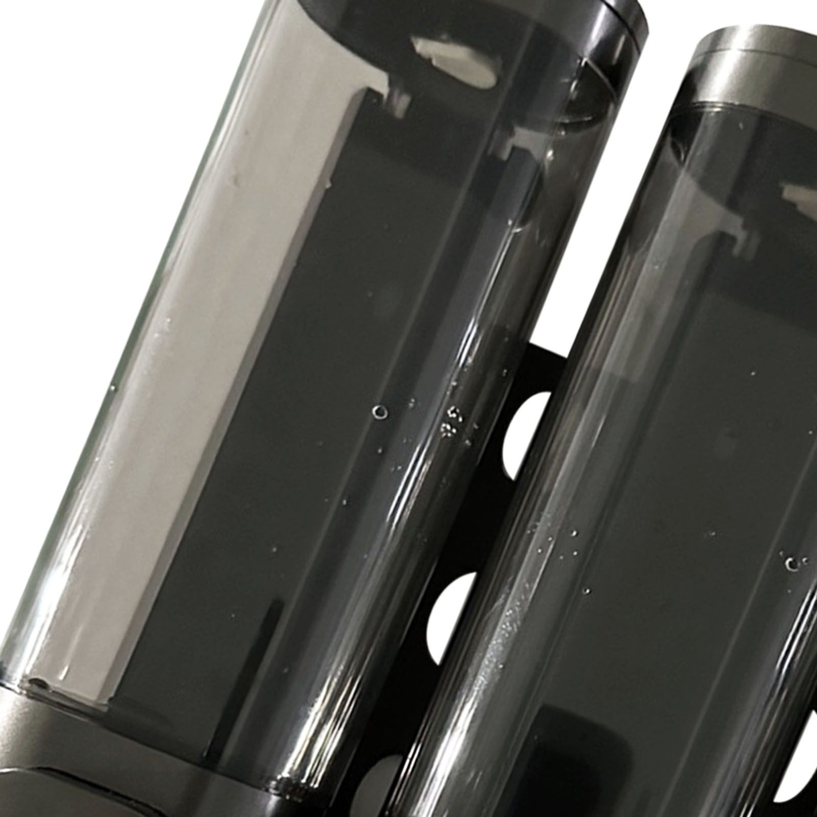 3 Chamber Shower Soap Dispenser 3x300ml Capacity Wall Mounted Shampoo and view 2
