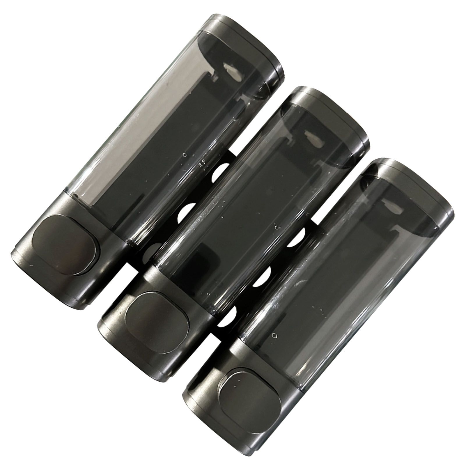 3 Chamber Shower Soap Dispenser 3x300ml Capacity Wall Mounted Shampoo and view 6