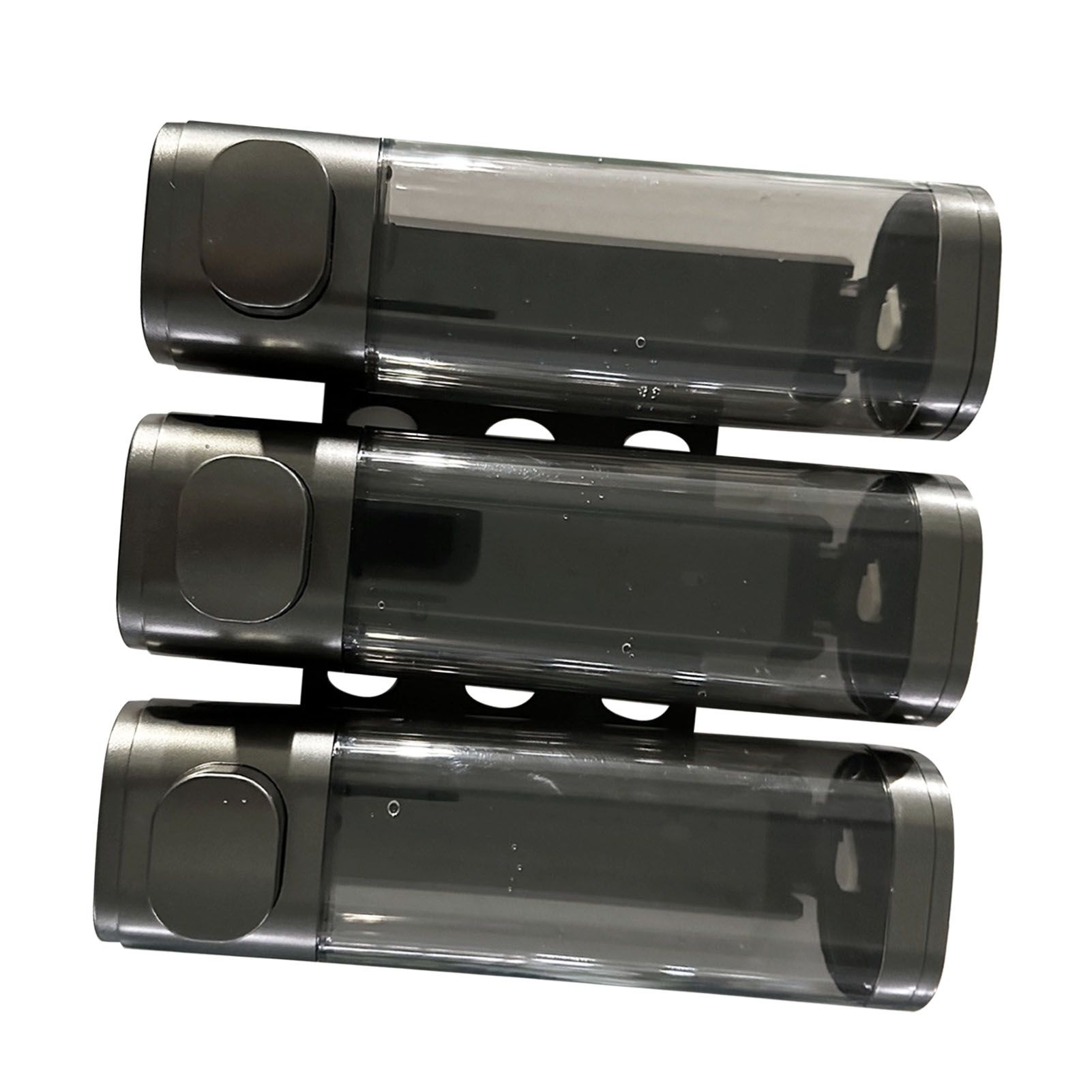 3 Chamber Shower Soap Dispenser 3x300ml Capacity Wall Mounted Shampoo and view 10