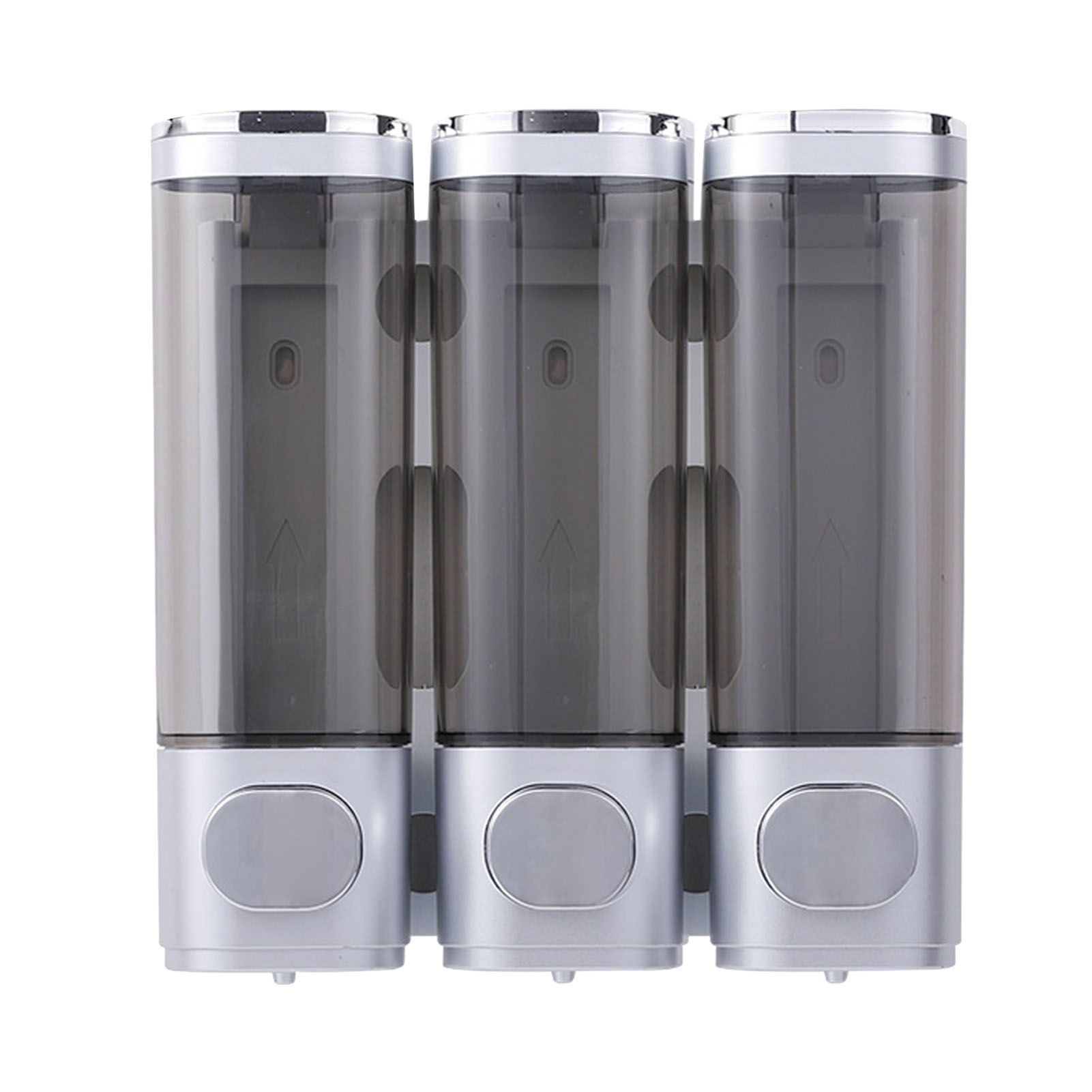 3 Chamber Shower Soap Dispenser 3x300ml Capacity Wall Mounted Shampoo and view 3
