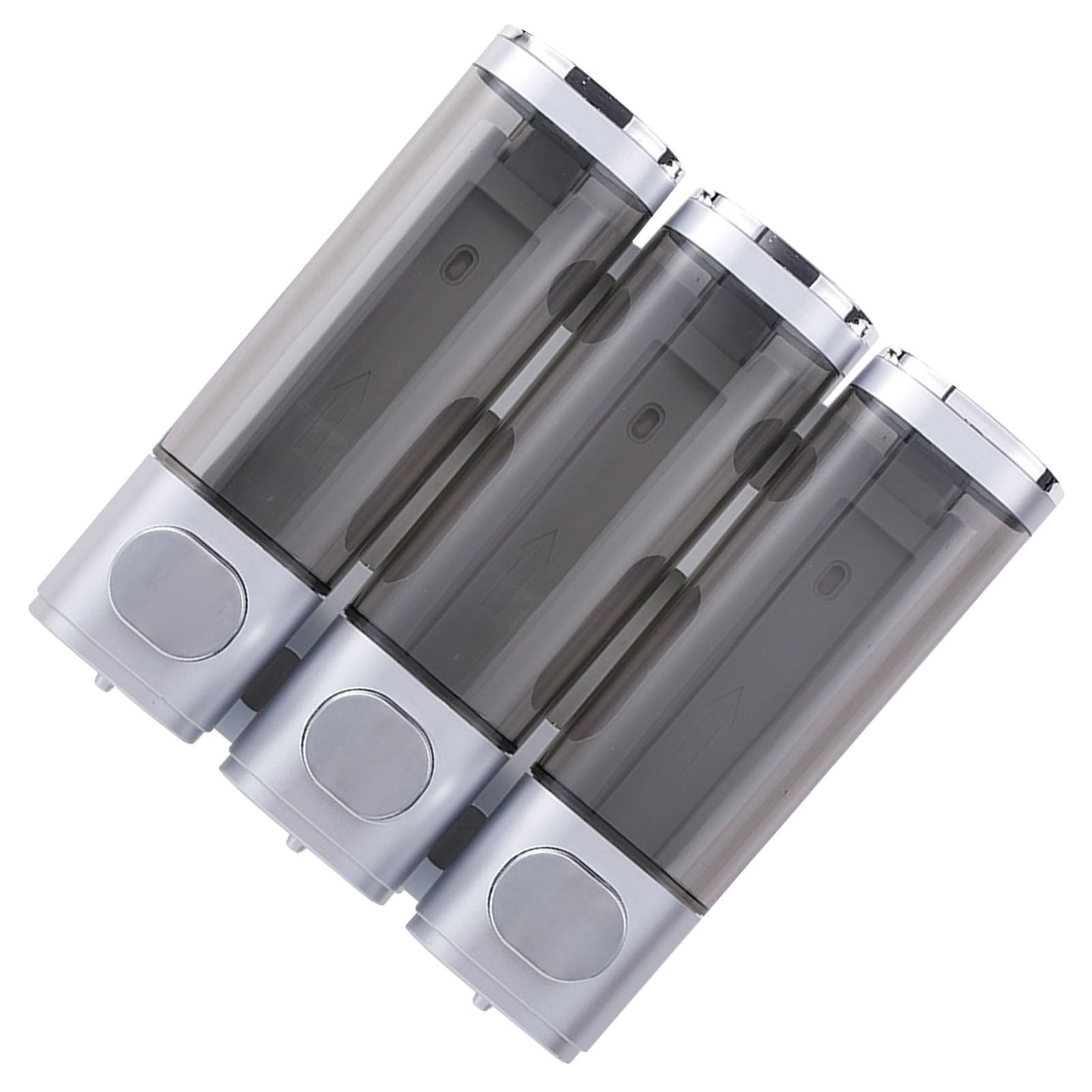 3 Chamber Shower Soap Dispenser 3x300ml Capacity Wall Mounted Shampoo and view 6