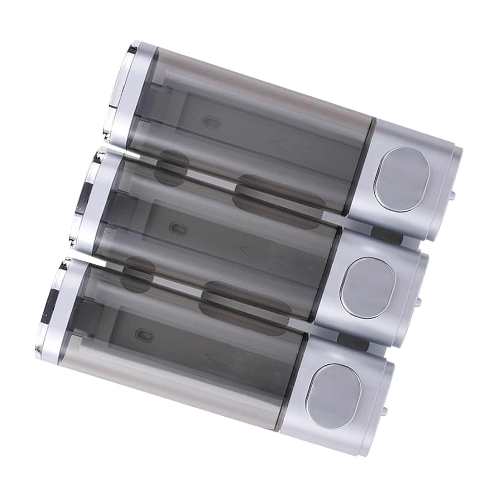 3 Chamber Shower Soap Dispenser 3x300ml Capacity Wall Mounted Shampoo and view 11