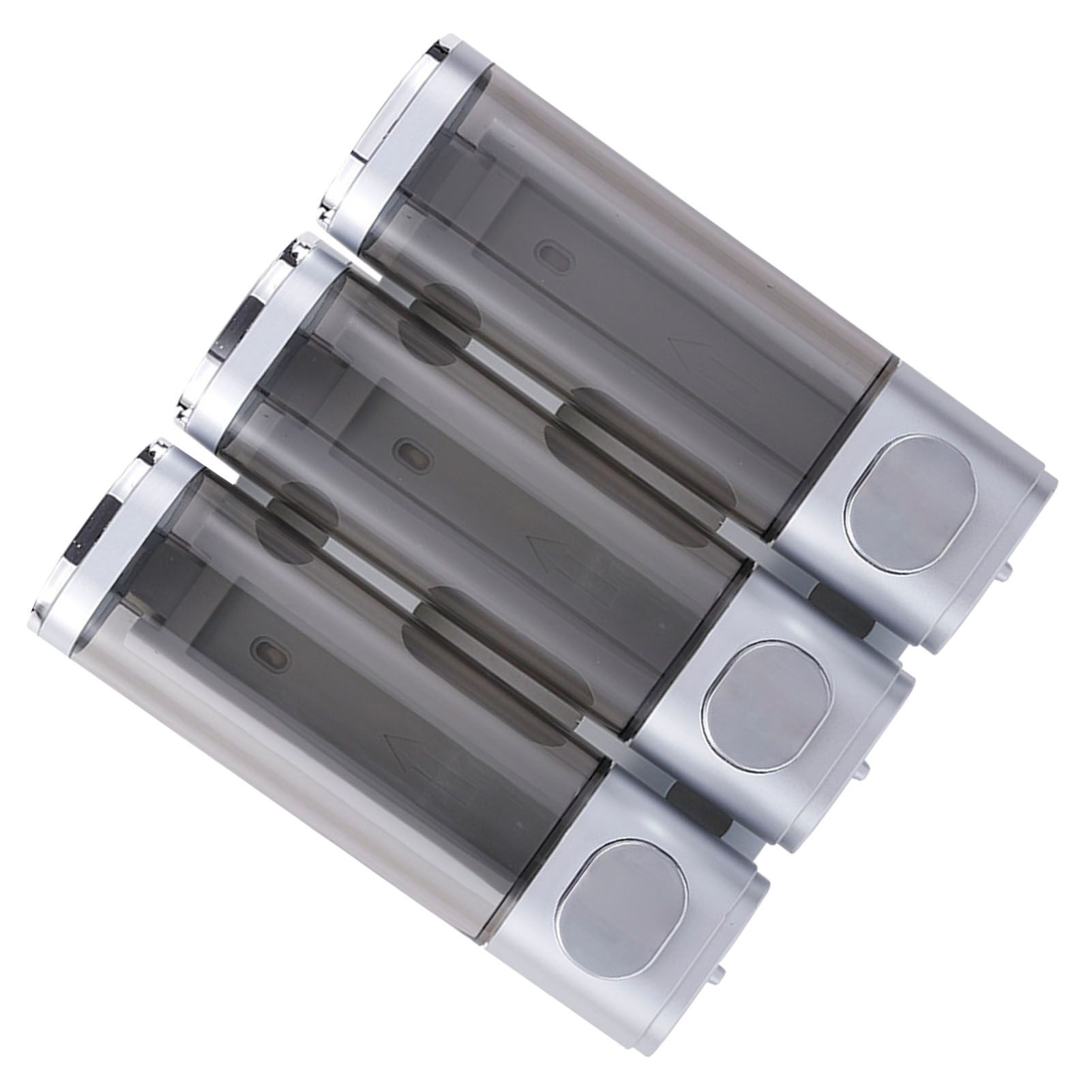 3 Chamber Shower Soap Dispenser 3x300ml Capacity Wall Mounted Shampoo and view 12