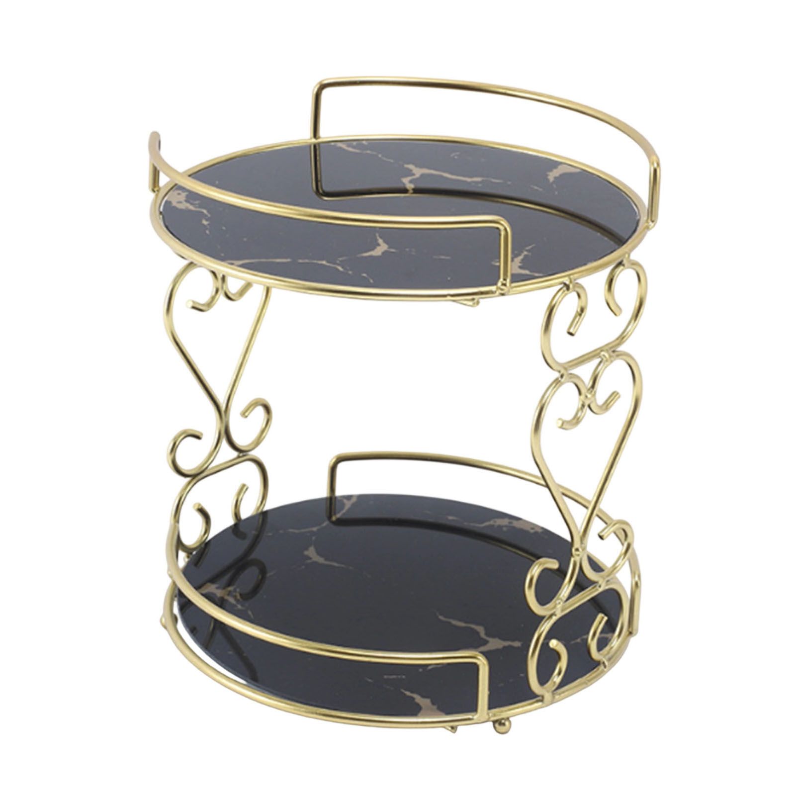 Cosmetic Storage Rack 2 Tier Makeup Organizer Shelf Bathroom Vanity Tray