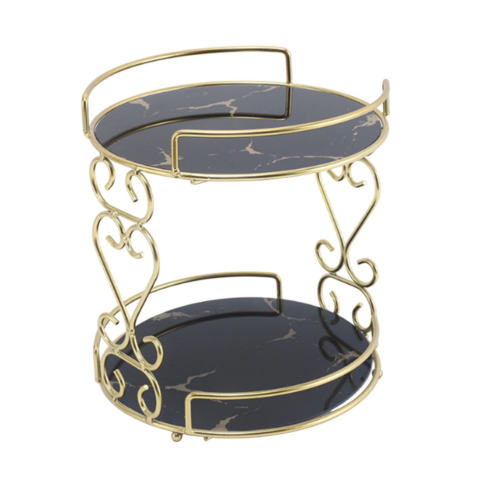Cosmetic Storage Rack 2 Tier Makeup Organizer Shelf Bathroom Vanity Tray view 2