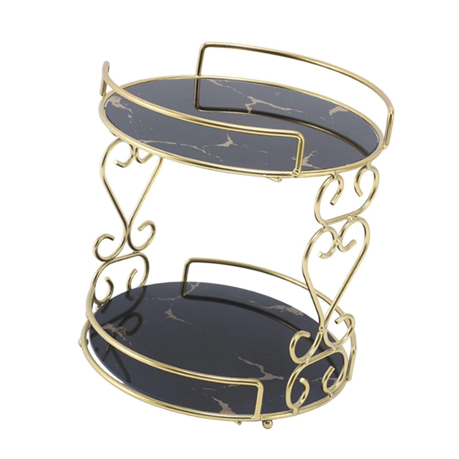Cosmetic Storage Rack 2 Tier Makeup Organizer Shelf Bathroom Vanity Tray view 5