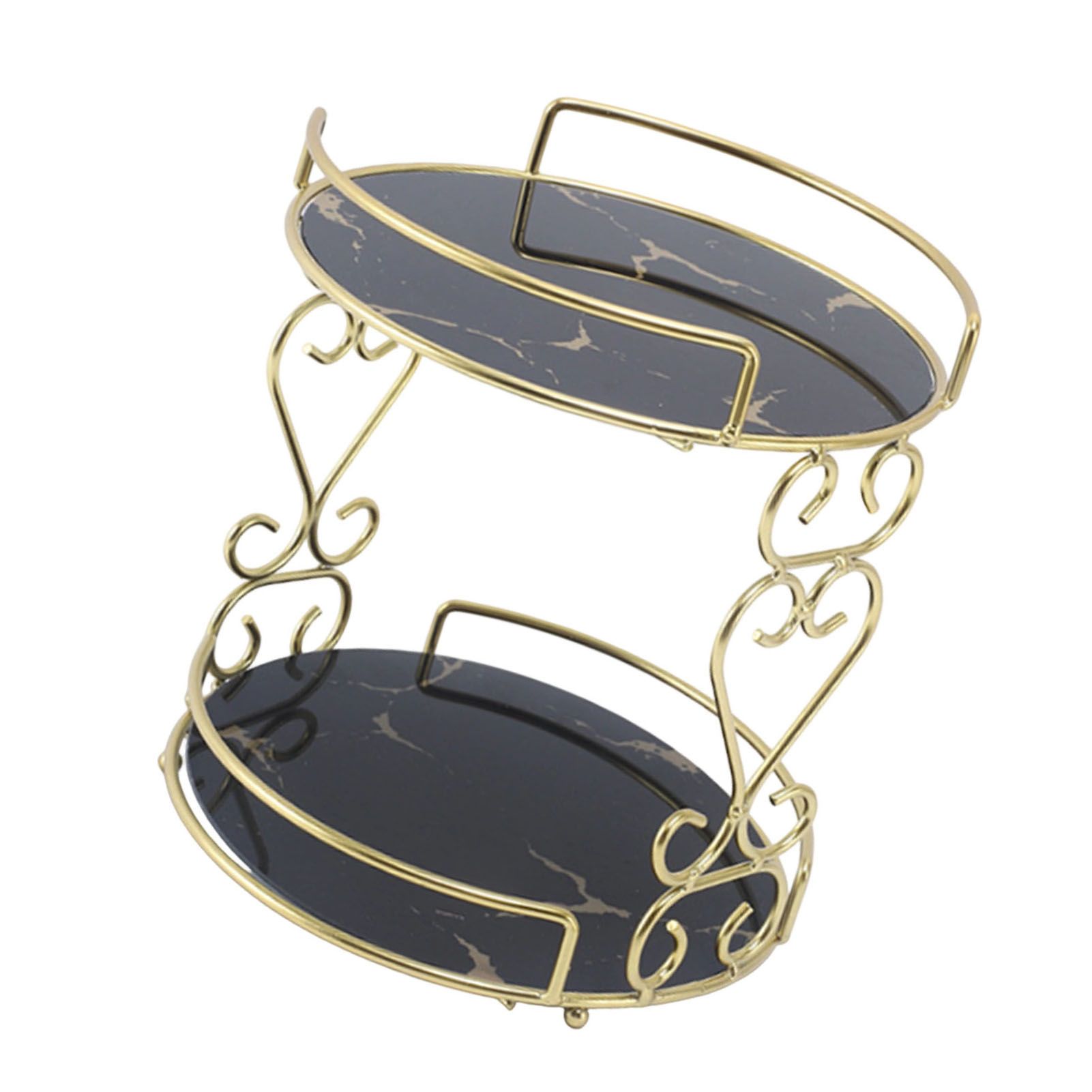 Cosmetic Storage Rack 2 Tier Makeup Organizer Shelf Bathroom Vanity Tray view 8