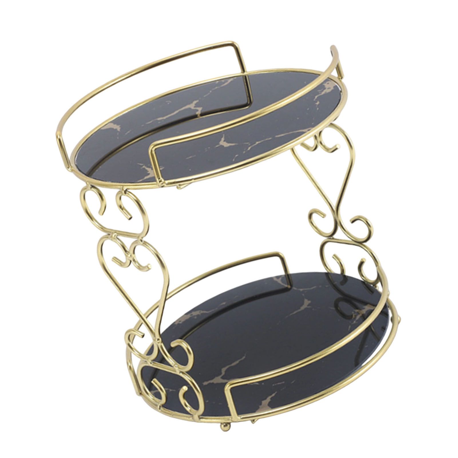 Cosmetic Storage Rack 2 Tier Makeup Organizer Shelf Bathroom Vanity Tray view 9