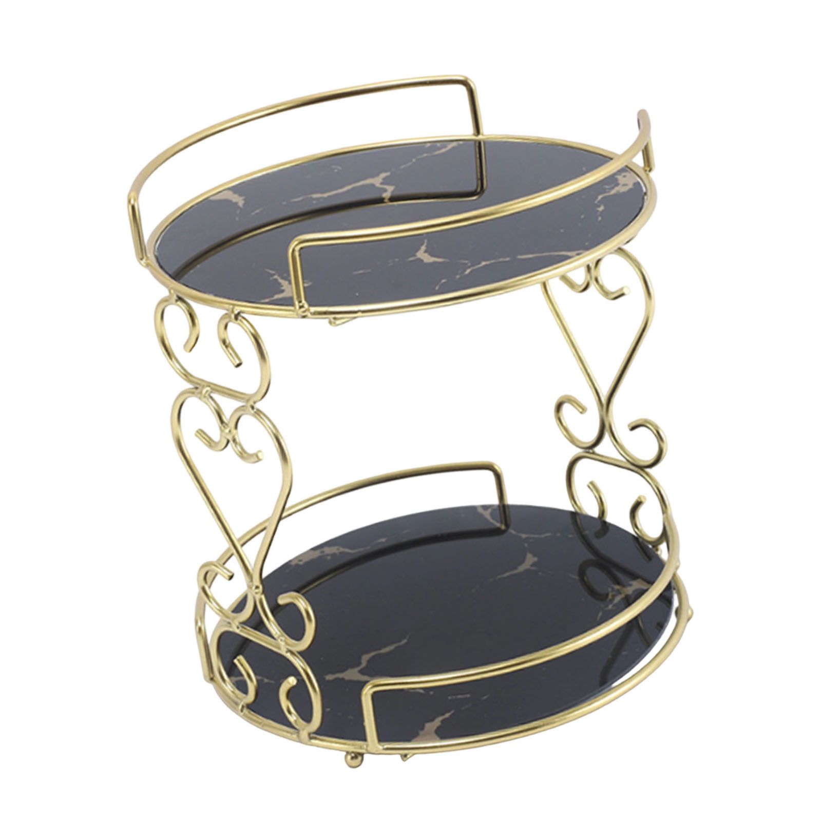 Cosmetic Storage Rack 2 Tier Makeup Organizer Shelf Bathroom Vanity Tray view 10