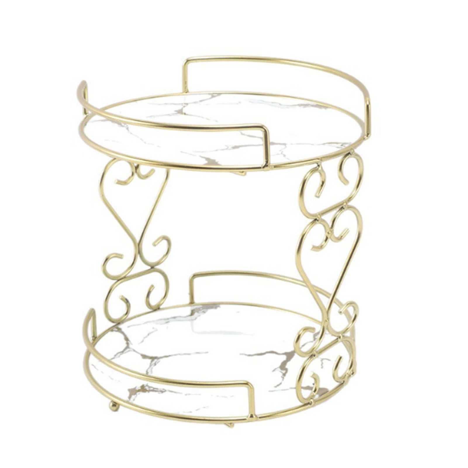 Cosmetic Storage Rack 2 Tier Makeup Organizer Shelf Bathroom Vanity Tray