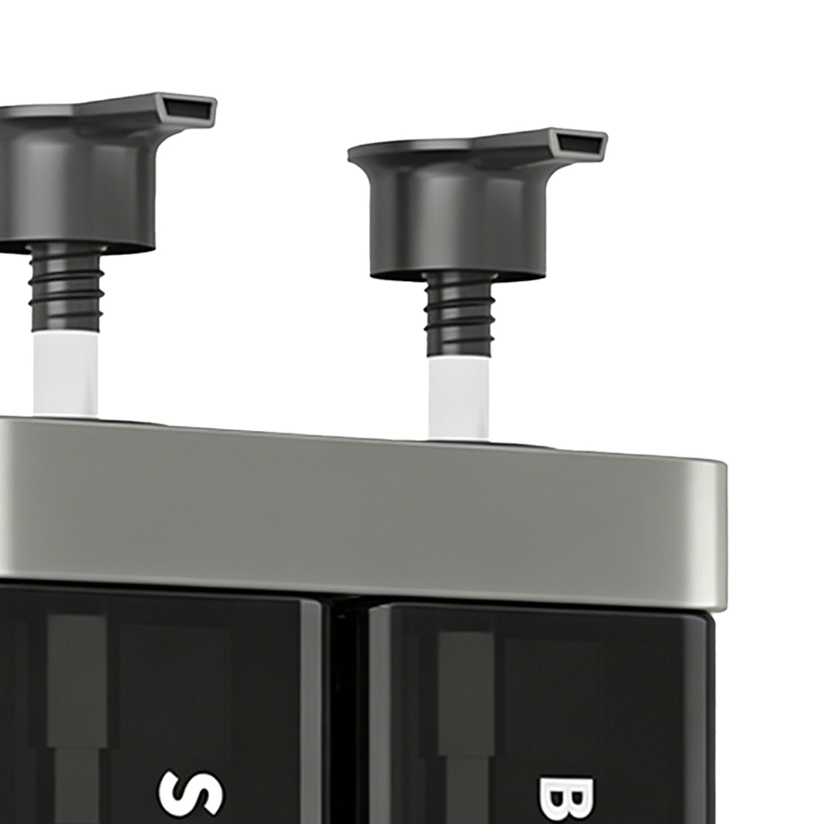 Shower Soap Dispenser 2 Chamber 2x500ML Capacity Wall Mount Hand Soap view 7