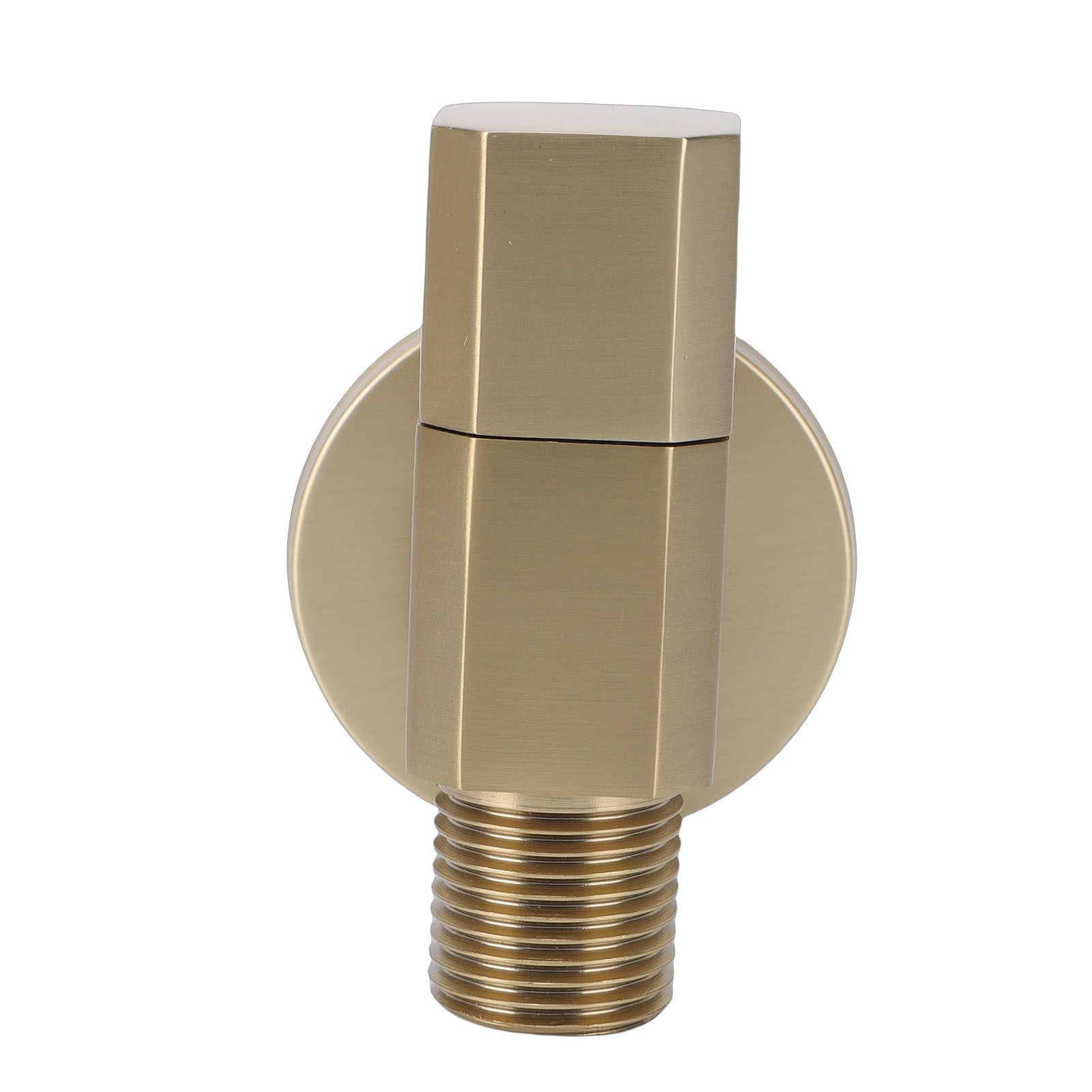 Angle Stop Valve Heavy Duty Brass G1/2 Interface Outlet Shut Off Valve — image 1