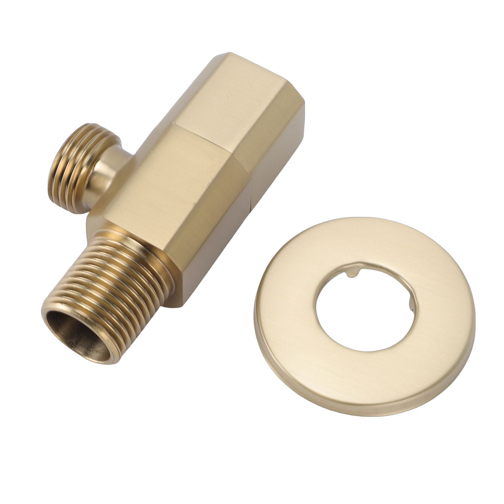 Angle Stop Valve Heavy Duty Brass G1/2 Interface Outlet Shut Off Valve view 4