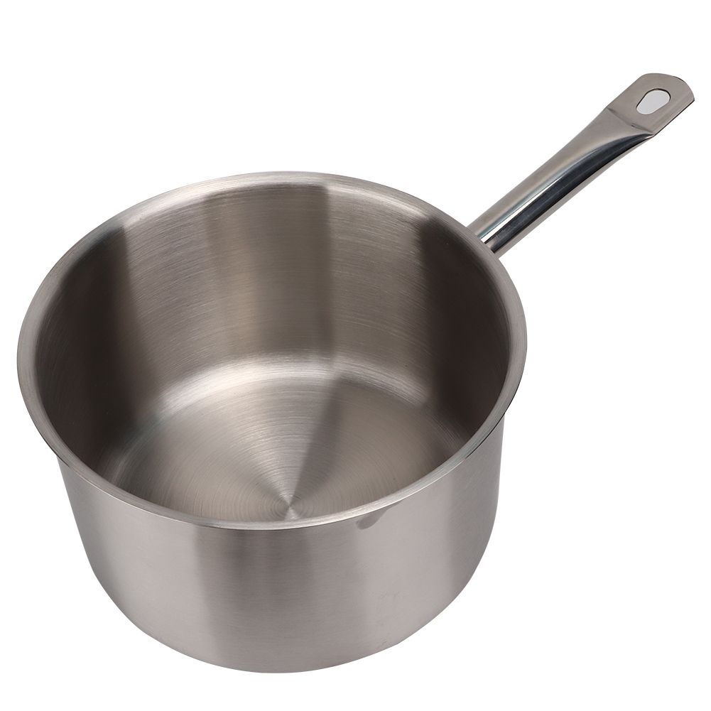 Stainless Steel Composite Bottom Cooking Pot Single Handle Saucepan with Lid view 3