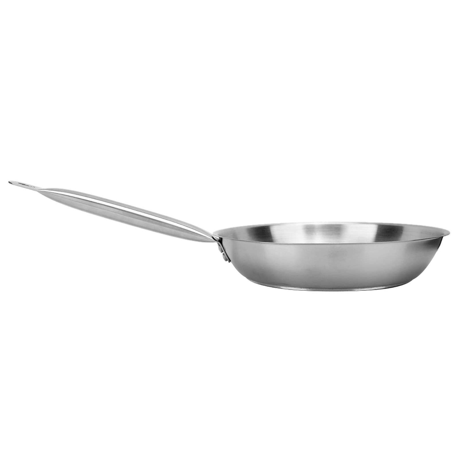 26 x 5cm Fry Pan Stainless Steel Steak Pot Composite Bottom Stew Meat Fried view 4