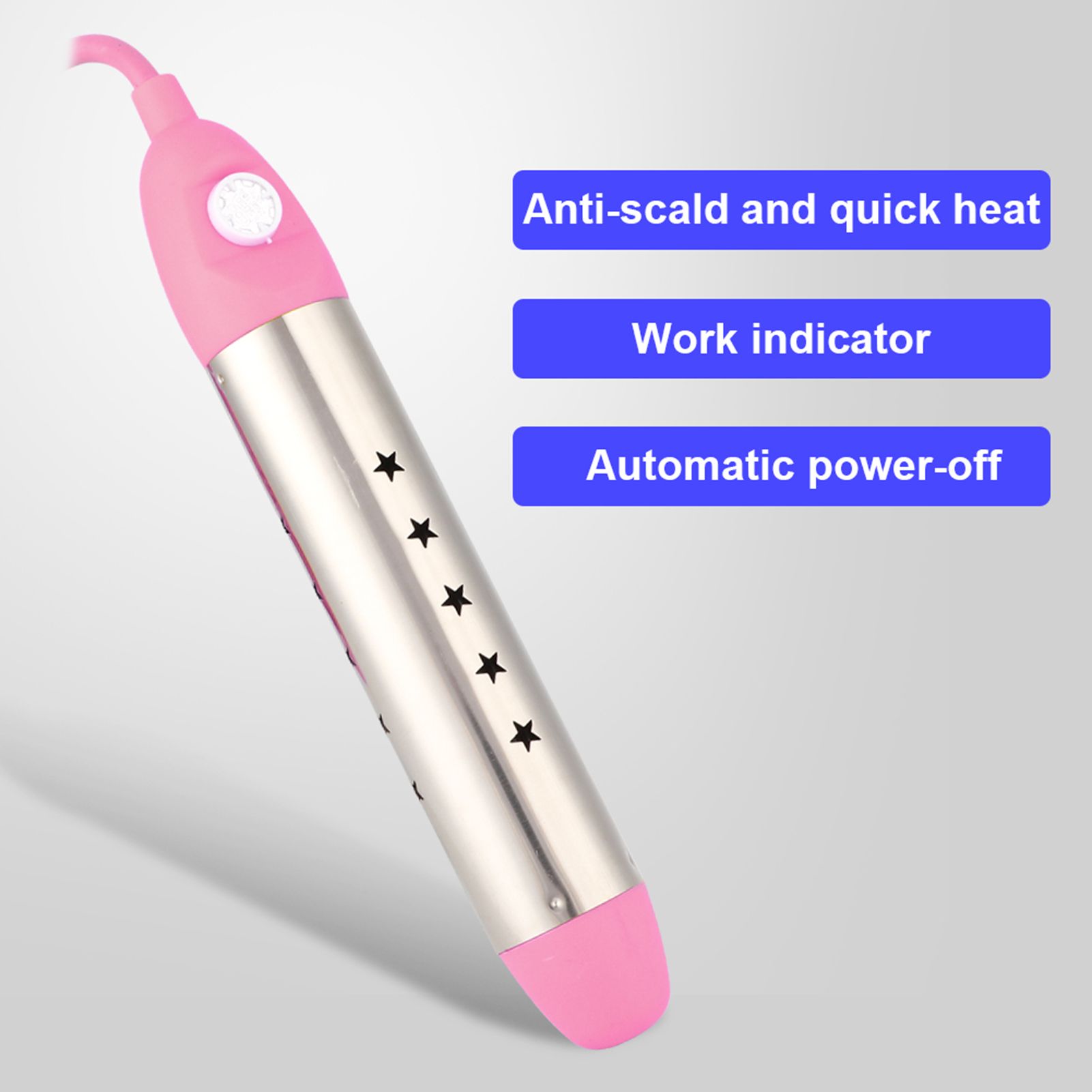 Stainless Steel Immersion Heater Heating Rod Automatic Power Off Water Boiler view 6