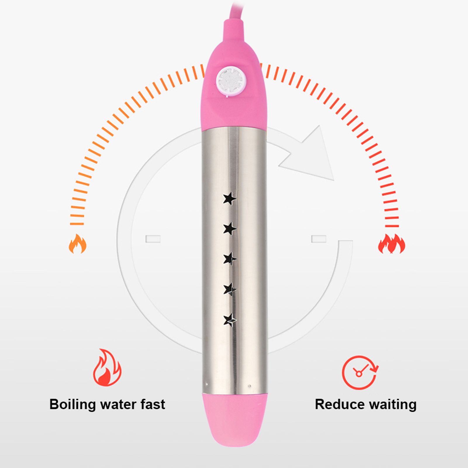 Stainless Steel Immersion Heater Heating Rod Automatic Power Off Water Boiler view 8