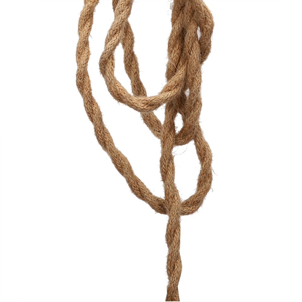 Vintage Style Single Head Hemp Rope Small Chandelier Pendant Light for Coffee view 11