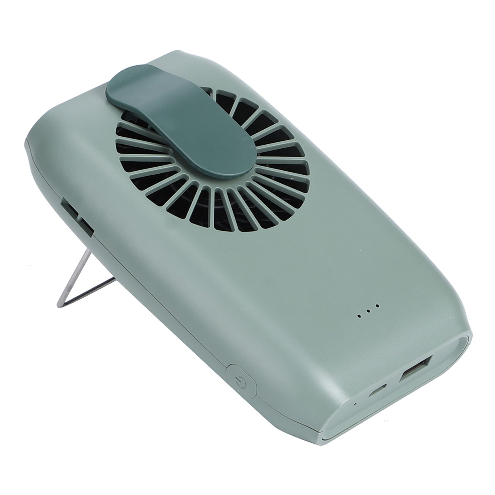 5V USB Powered Portable Mini Fan Hanging Waist Wrist Desktop Fan for Home view 3