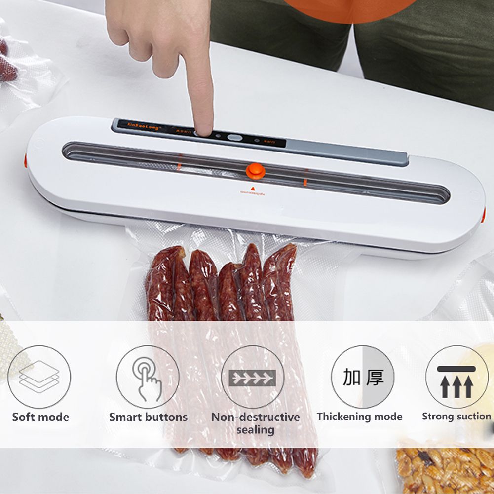 Mini Portable Automatic Vacuum Bag Sealer Food Storage Sealing Machine Home view 9
