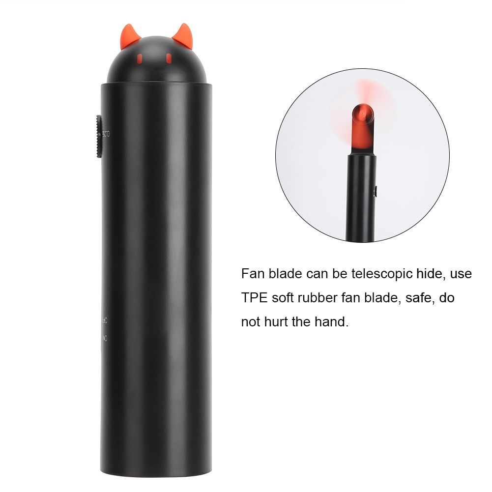 Mini Telescopic Fan Portable Hand Held Fan Power Bank USB Charging for Home view 8