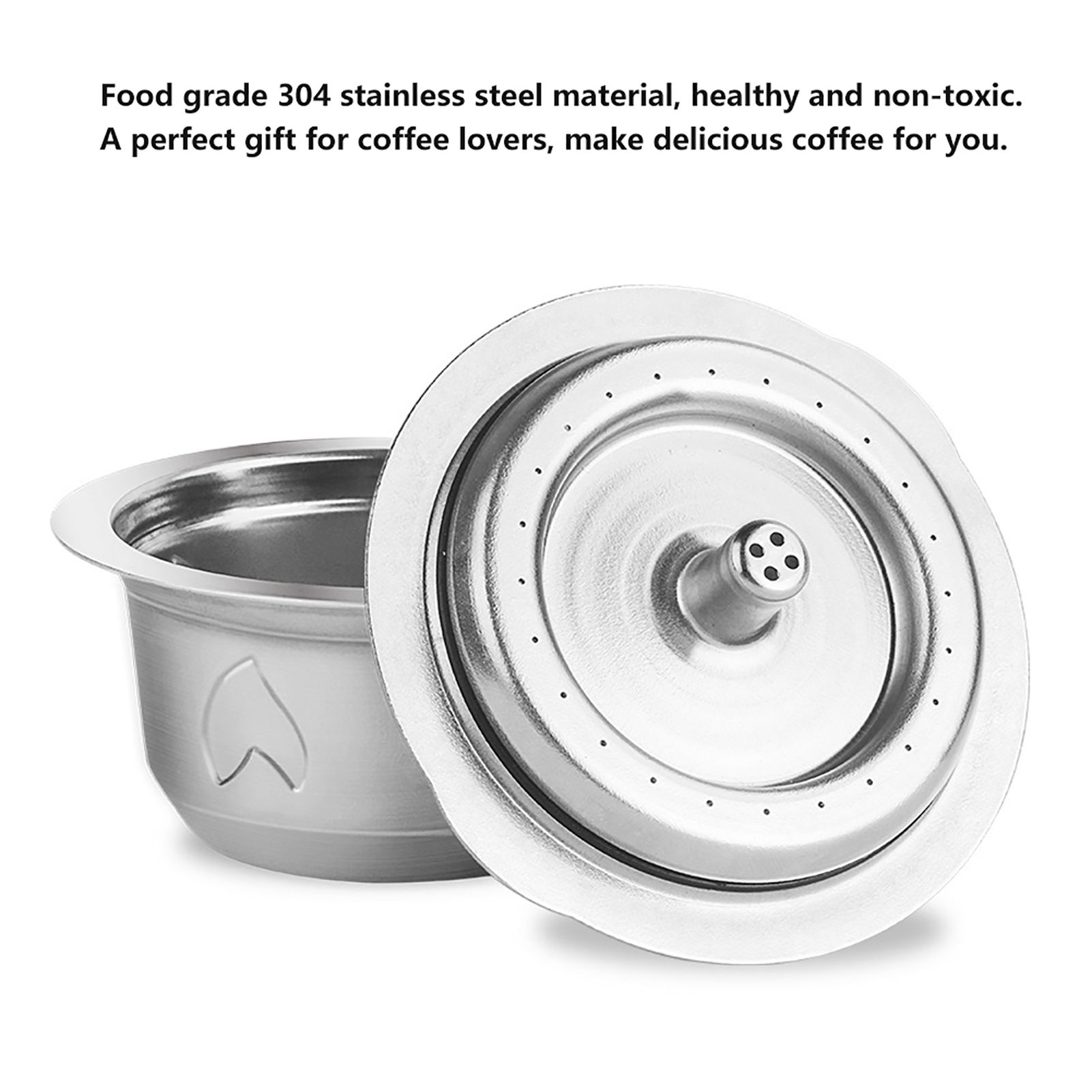230ml Stainless Steel Reusable Coffee Capsule Cup Filter Kit Accessory Fit for view 9
