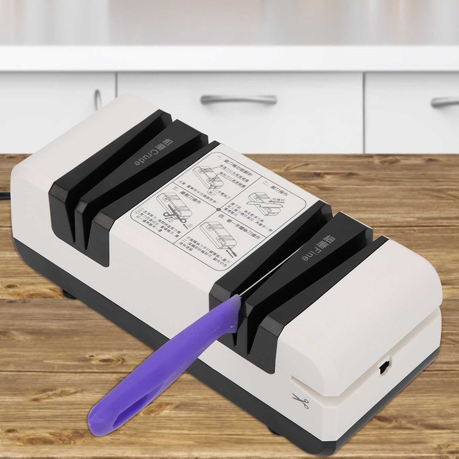 Muti Functional Automatic Electric Blades Sharpener Kitchen Knife Scissors
