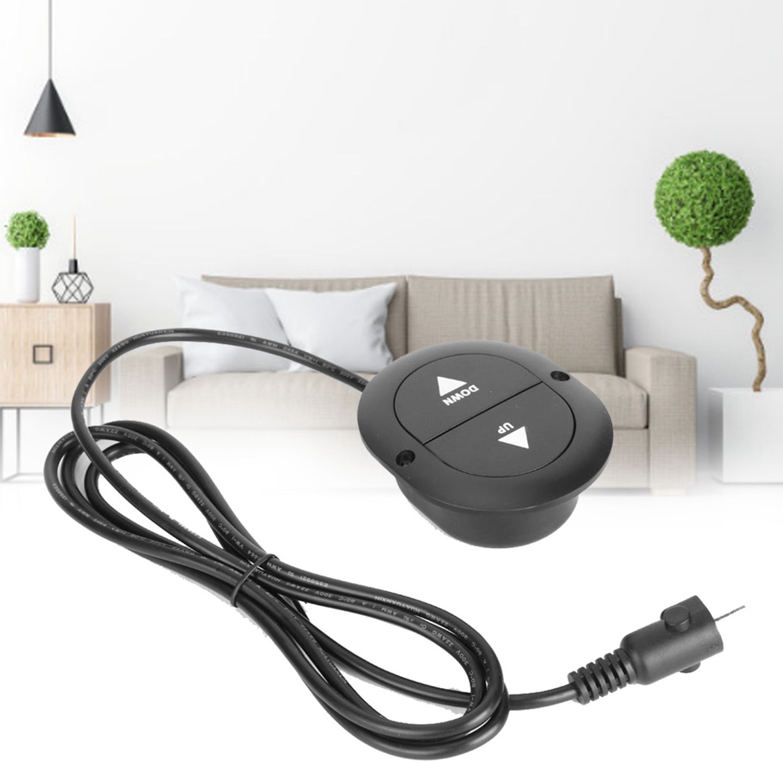 2 Button 5 Pin Electric Sofa Hand Controller Control Switch for Recliner Chair view 6