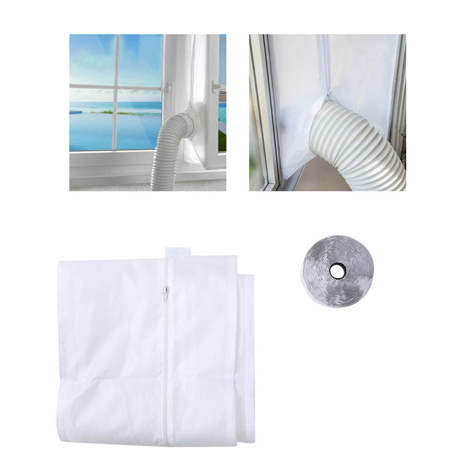 Universal Window Sealing Cloth Cover Accessories for Air Conditioner Exhaust view 4