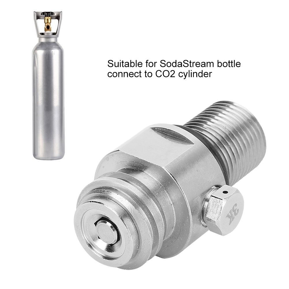 Soda Water Cylinder Valve Accessory M18x1.5 TR21-4 Thread for SodaStream view 7