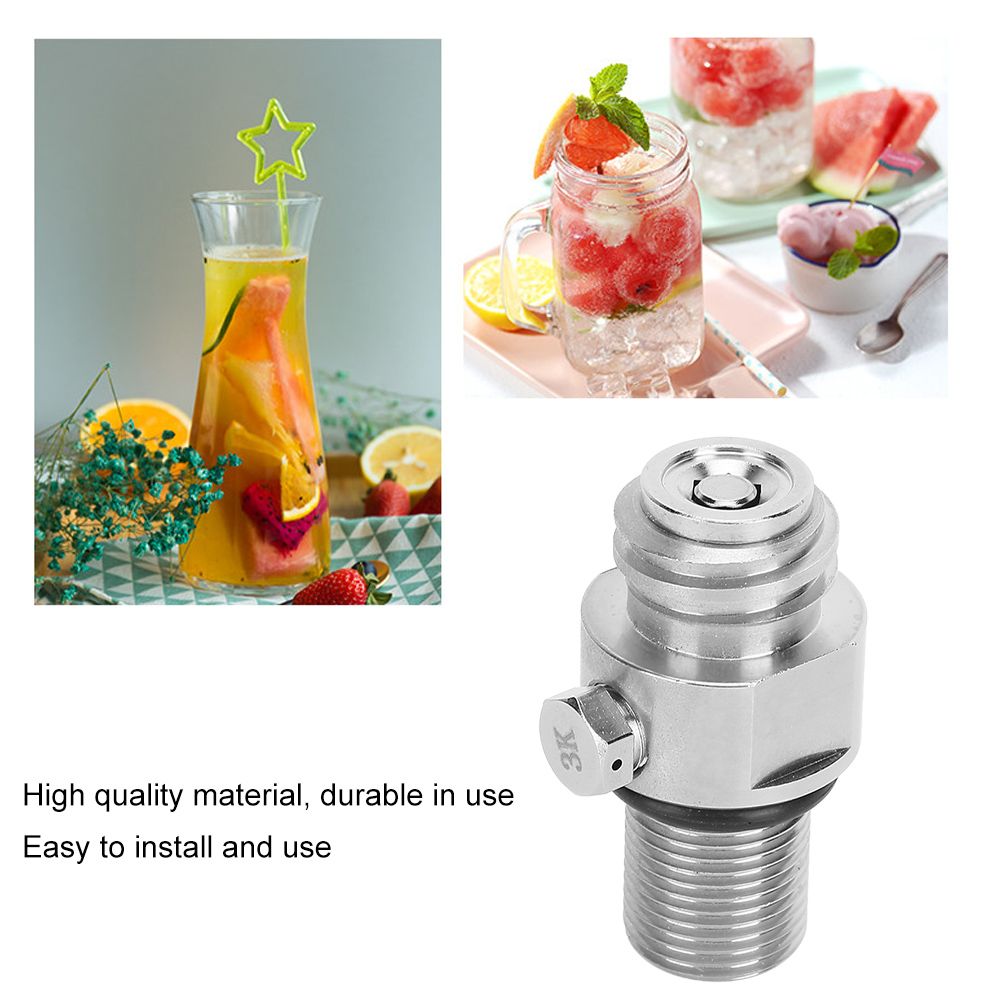 Soda Water Cylinder Valve Accessory M18x1.5 TR21-4 Thread for SodaStream view 8