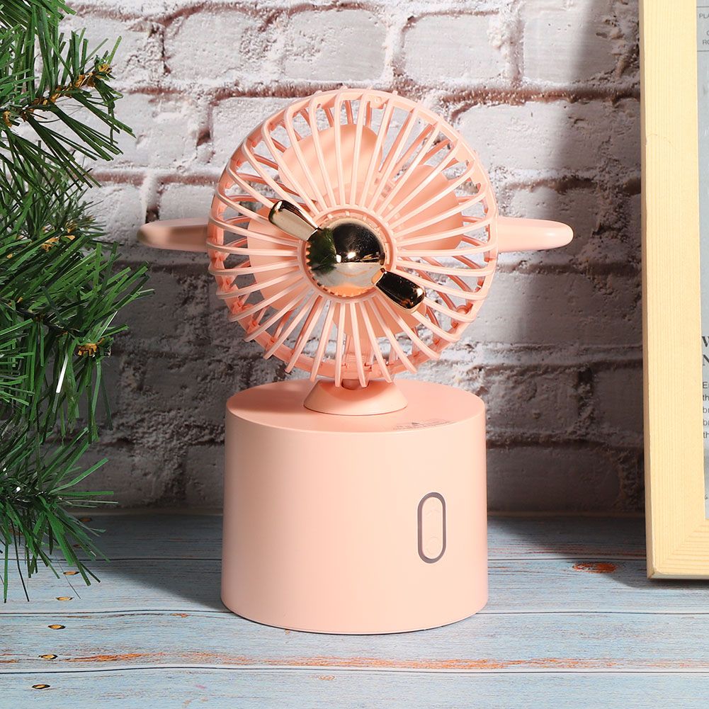 Innovative Airplane Shaped Desktop Mini Portable Fan USB Charging for Home view 5