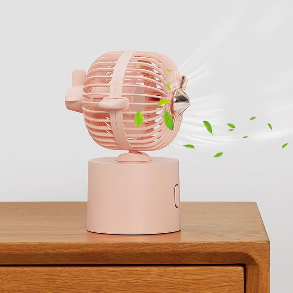 Innovative Airplane Shaped Desktop Mini Portable Fan USB Charging for Home view 7