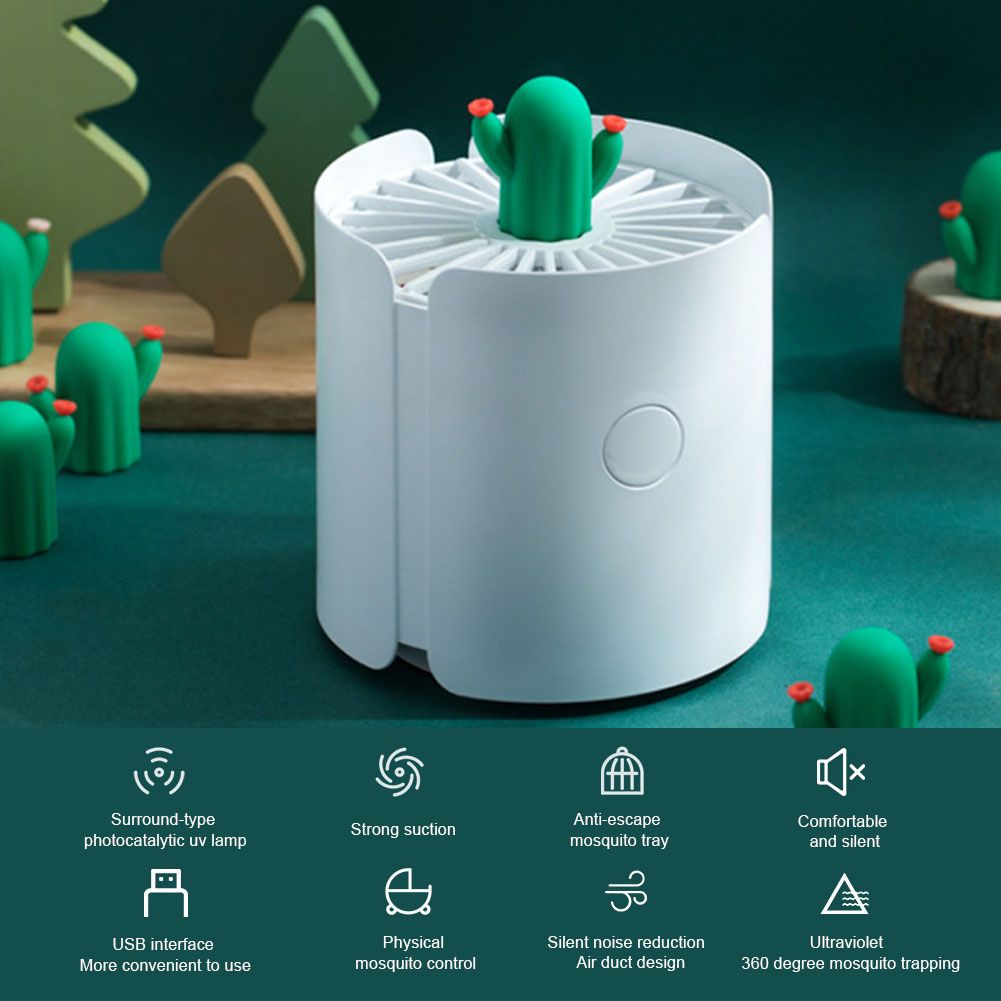 USB Mute LED Mosquito Killer Lamp Portable Mosquito Repellent Insect Trap UV view 9