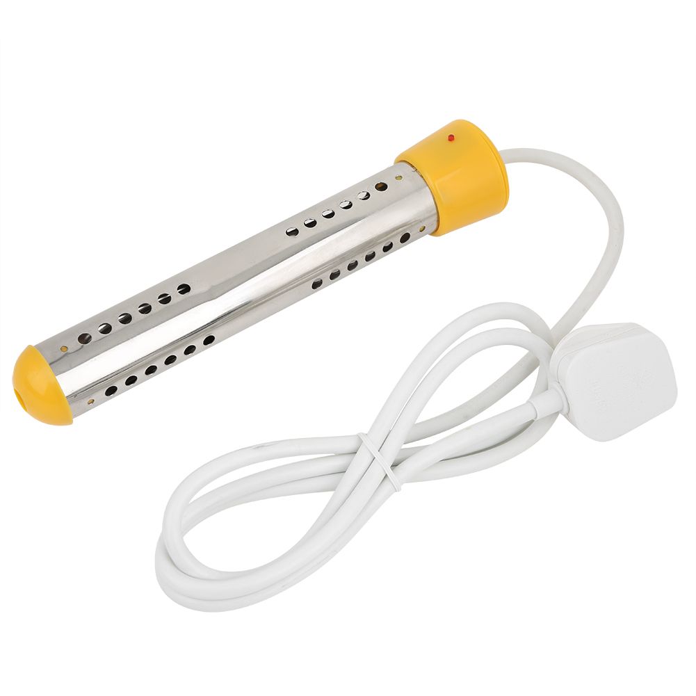 1.5m 2000W Immersion Electric Water Heater Heating Rod for Home Travel (Yellow view 4