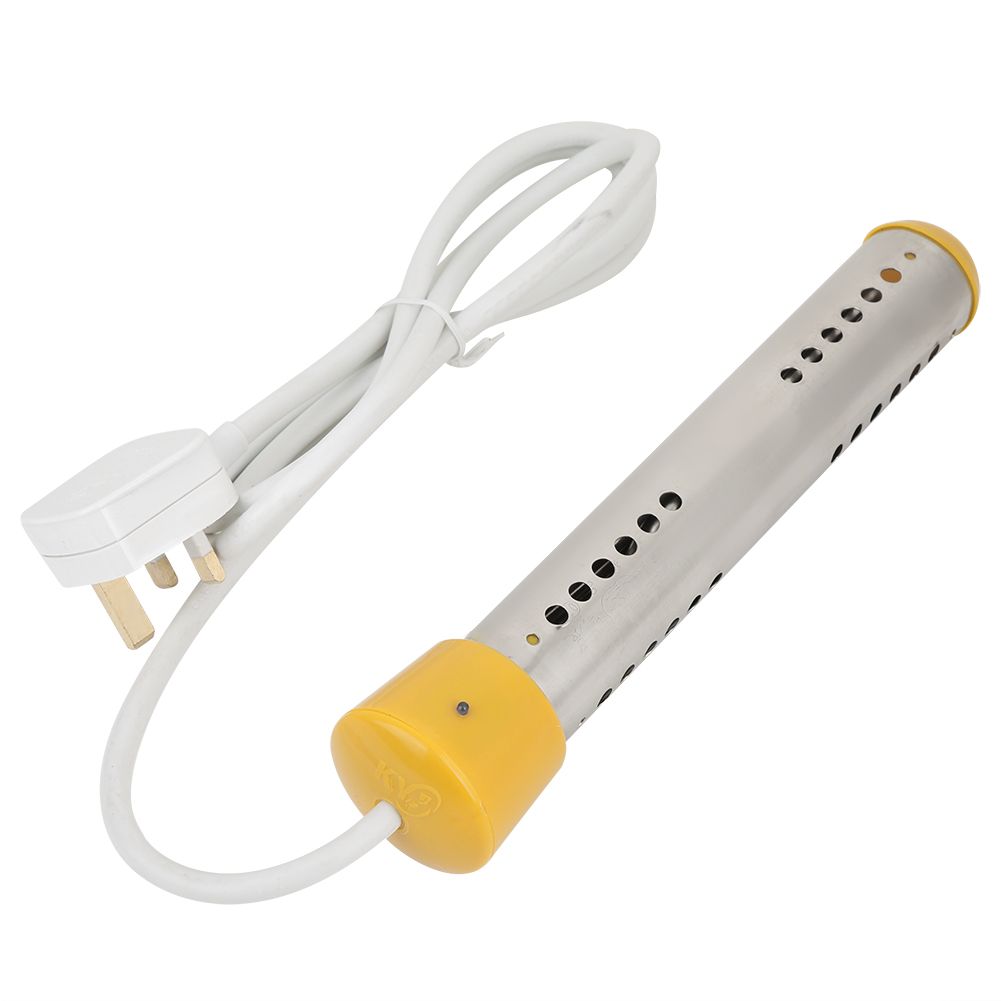 1.5m 2000W Immersion Electric Water Heater Heating Rod for Home Travel (Yellow view 5