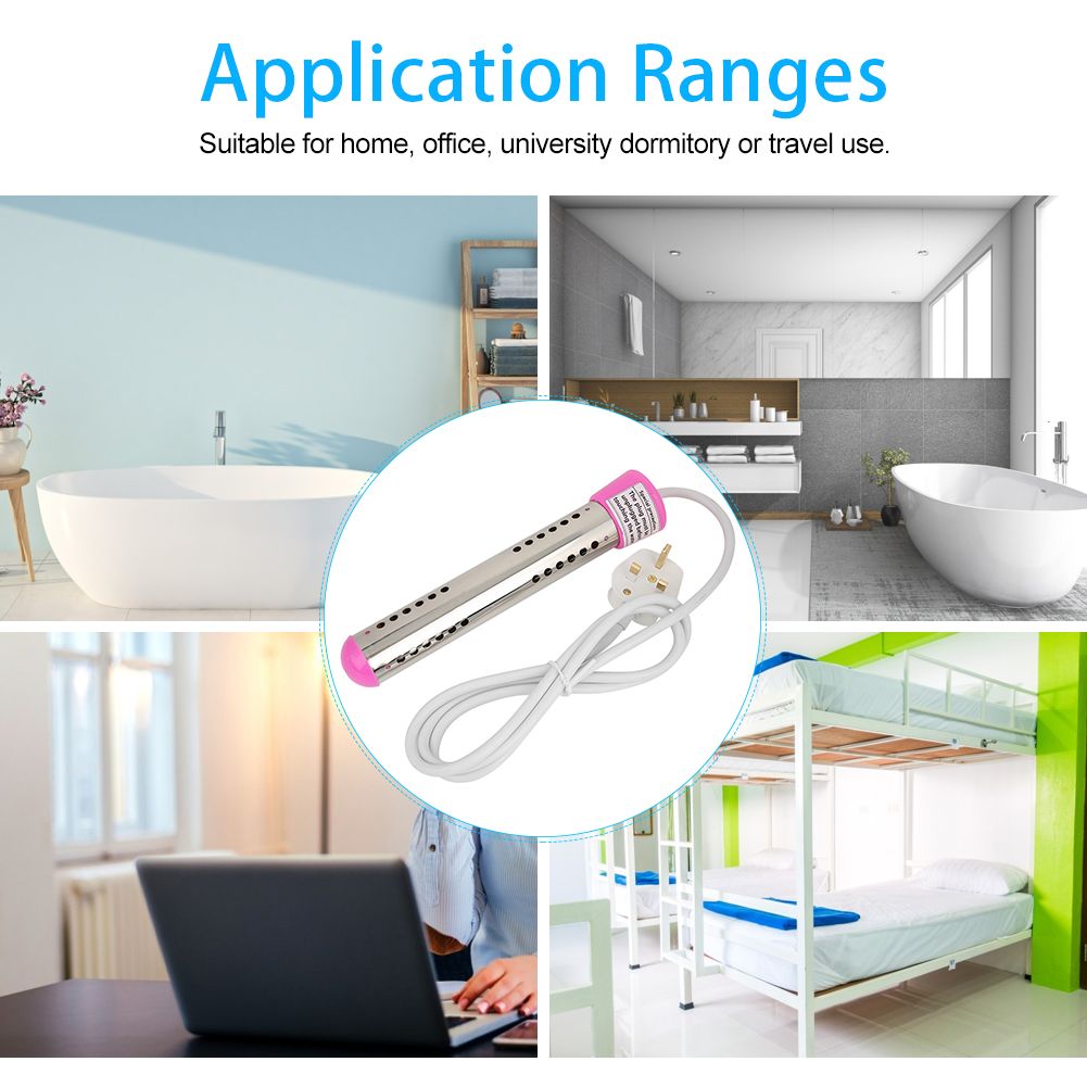1.5m 2000W Immersion Electric Water Heater Heating Rod for Home Travel view 8