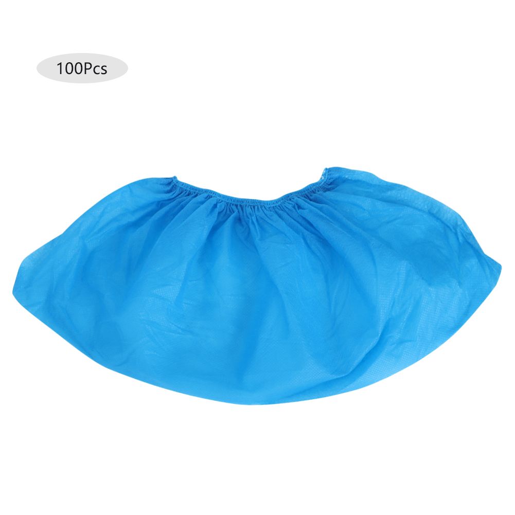 100pcs Non Woven Disposable Shoes Covers Breathable Dustproof Anti slip Shoe view 2