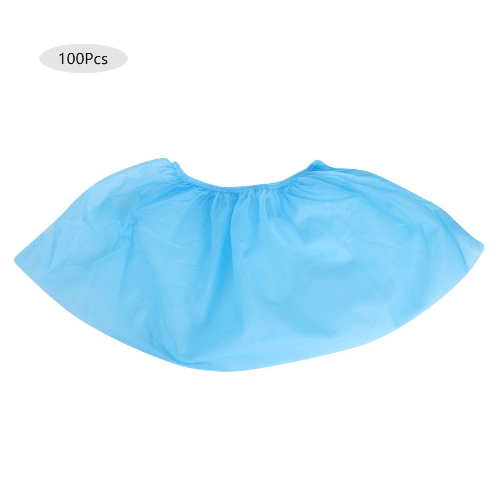 100pcs Non Woven Disposable Shoes Covers Breathable Dustproof Anti slip Shoe view 2