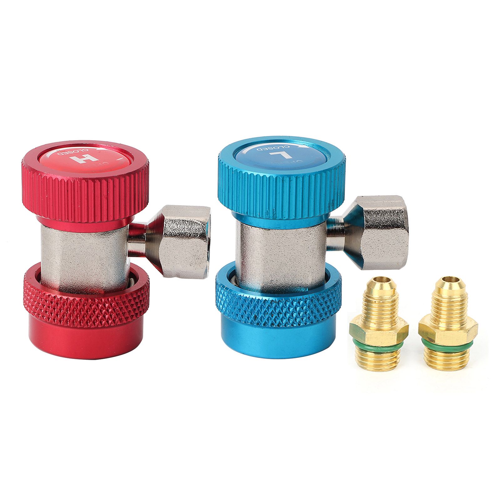 High and Low Pressure Air Conditioning Quick Connector Coupler Adapter view 2