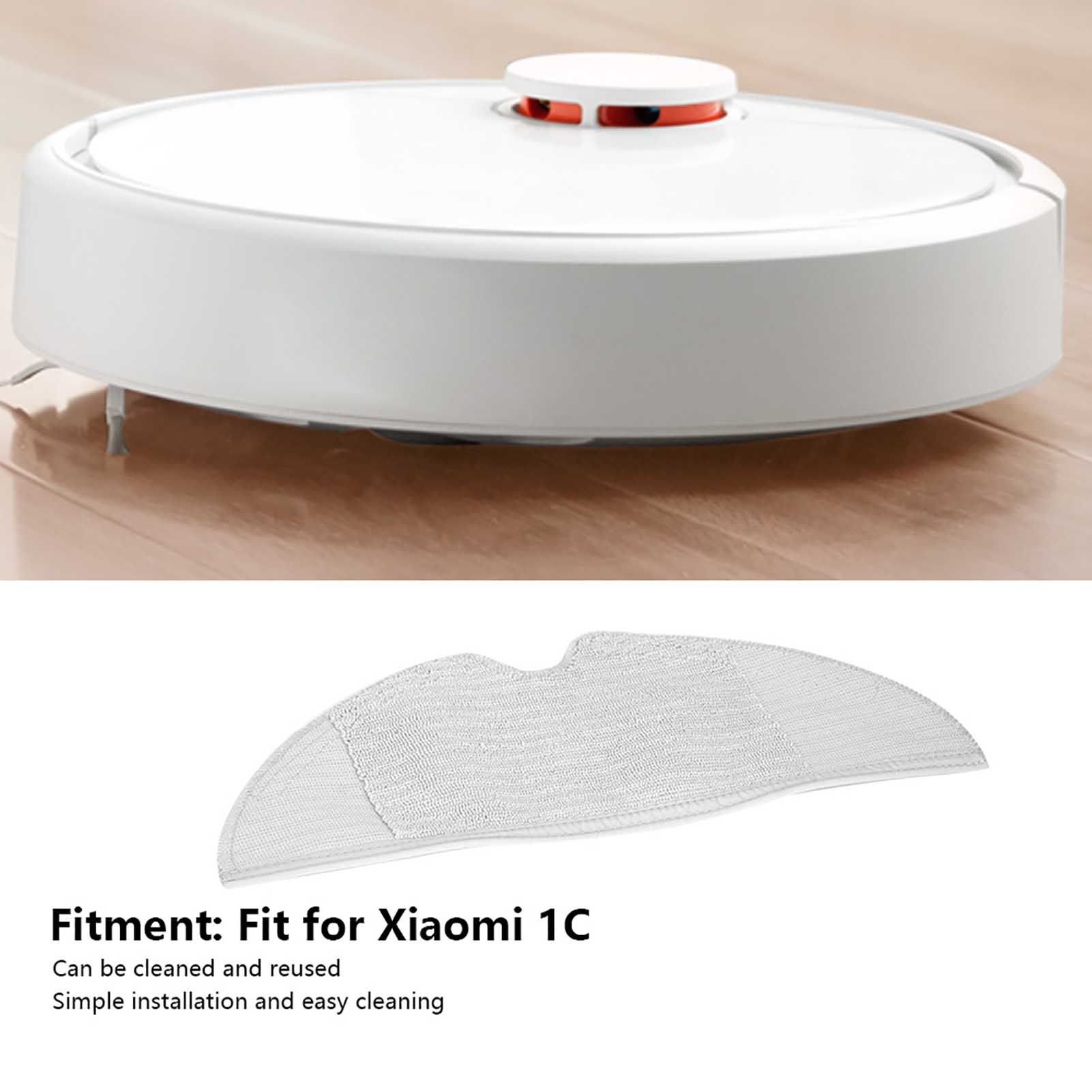 Washable Reusable Mopping Pad Cleaning Cloth Replacement Fit for Xiaomi 1C view 12