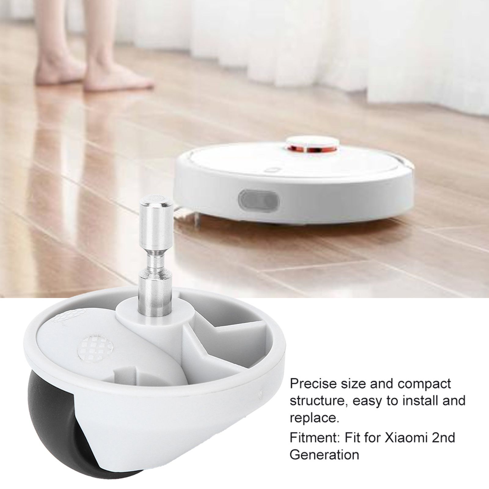 Sweeping Robot Cleaner Universal Wheel Replacement Accessories Fit for Xiaomi view 11