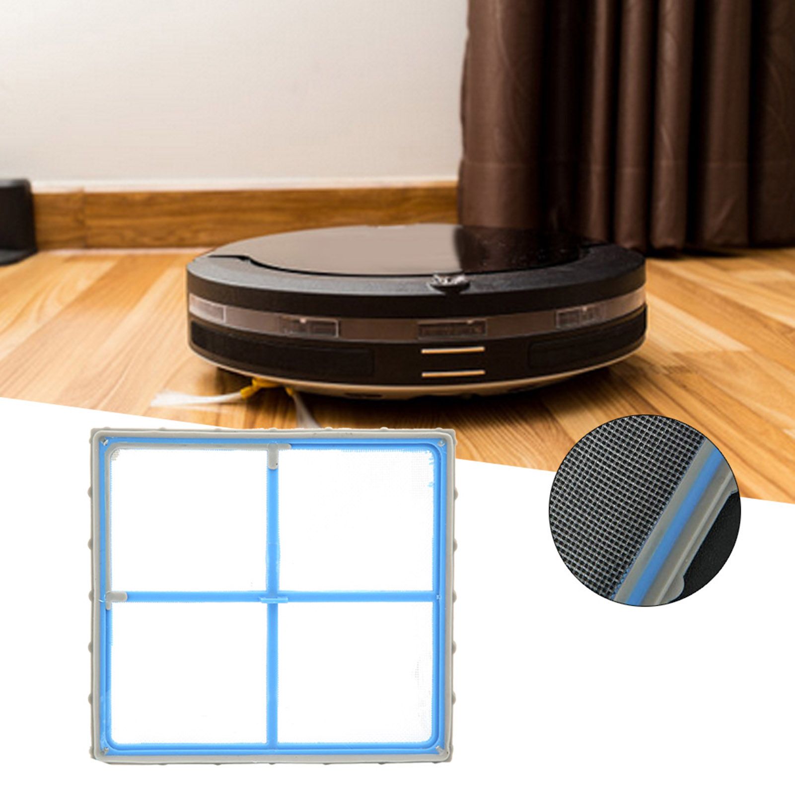 Household Sweeping Robot Primary Filter Net Replacement Accessory Fit for view 9