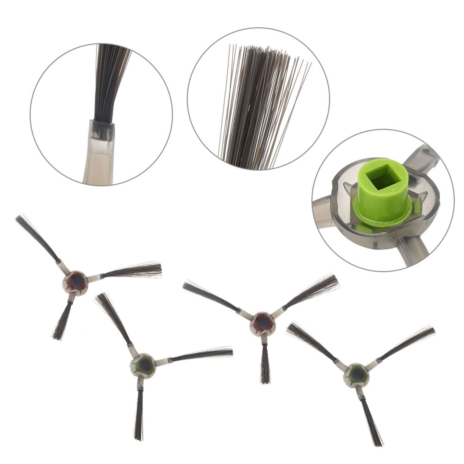 4PCS Side Brushes Replacement Fit for Deebot DE55 DE6G DD33 DJ35 Robotic view 10