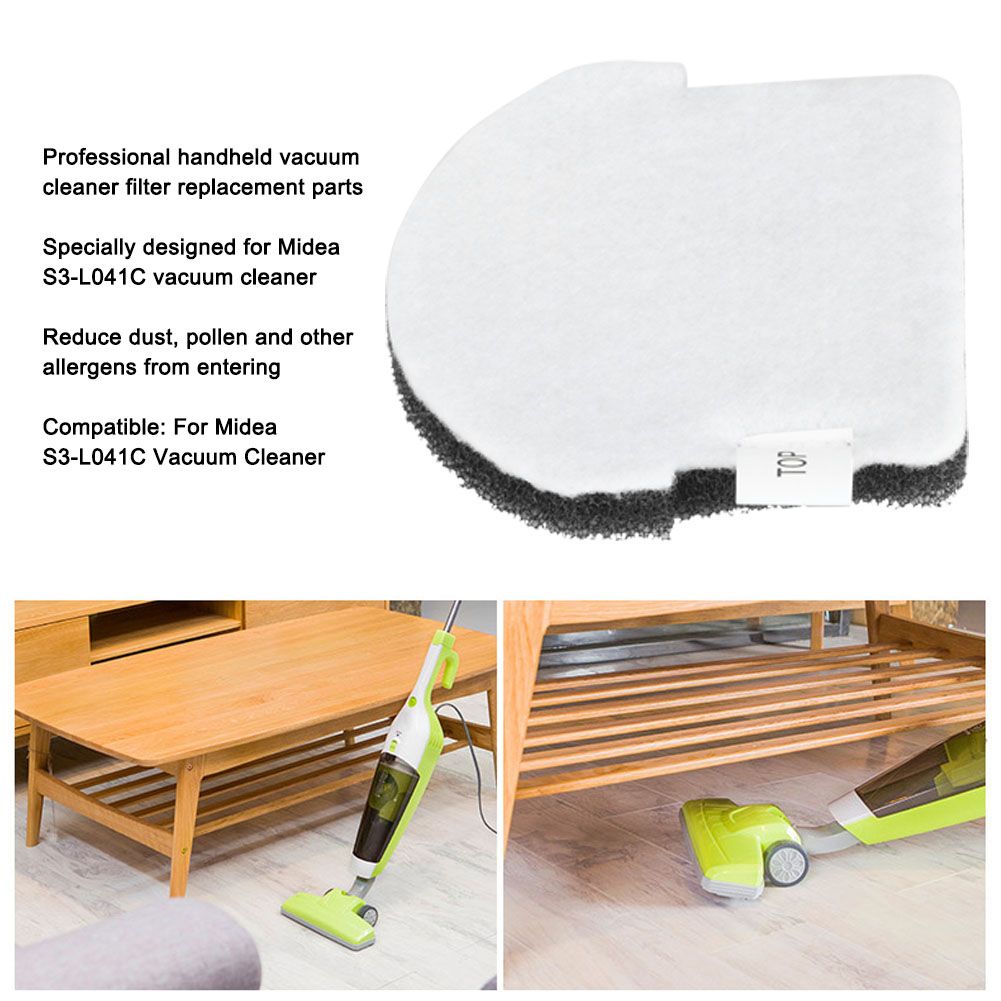 3Pcs/Set Handheld Vacuum Cleaner Filter Replacement Accessory Fit for Midea view 11