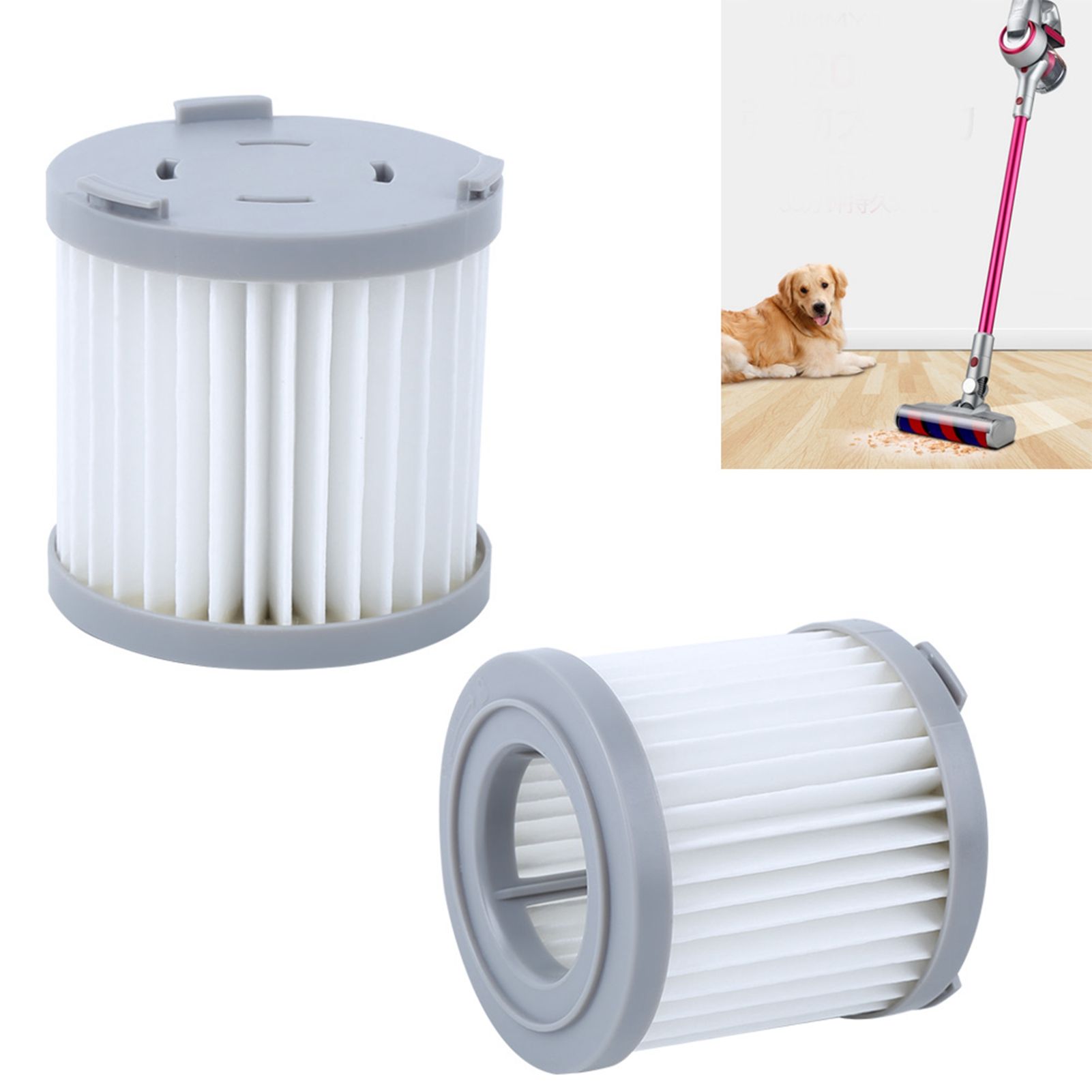 2Pcs Vacuum Cleaner Filter Strainer Replacement for LEXY JIMMY C53T JV51 M52 view 11