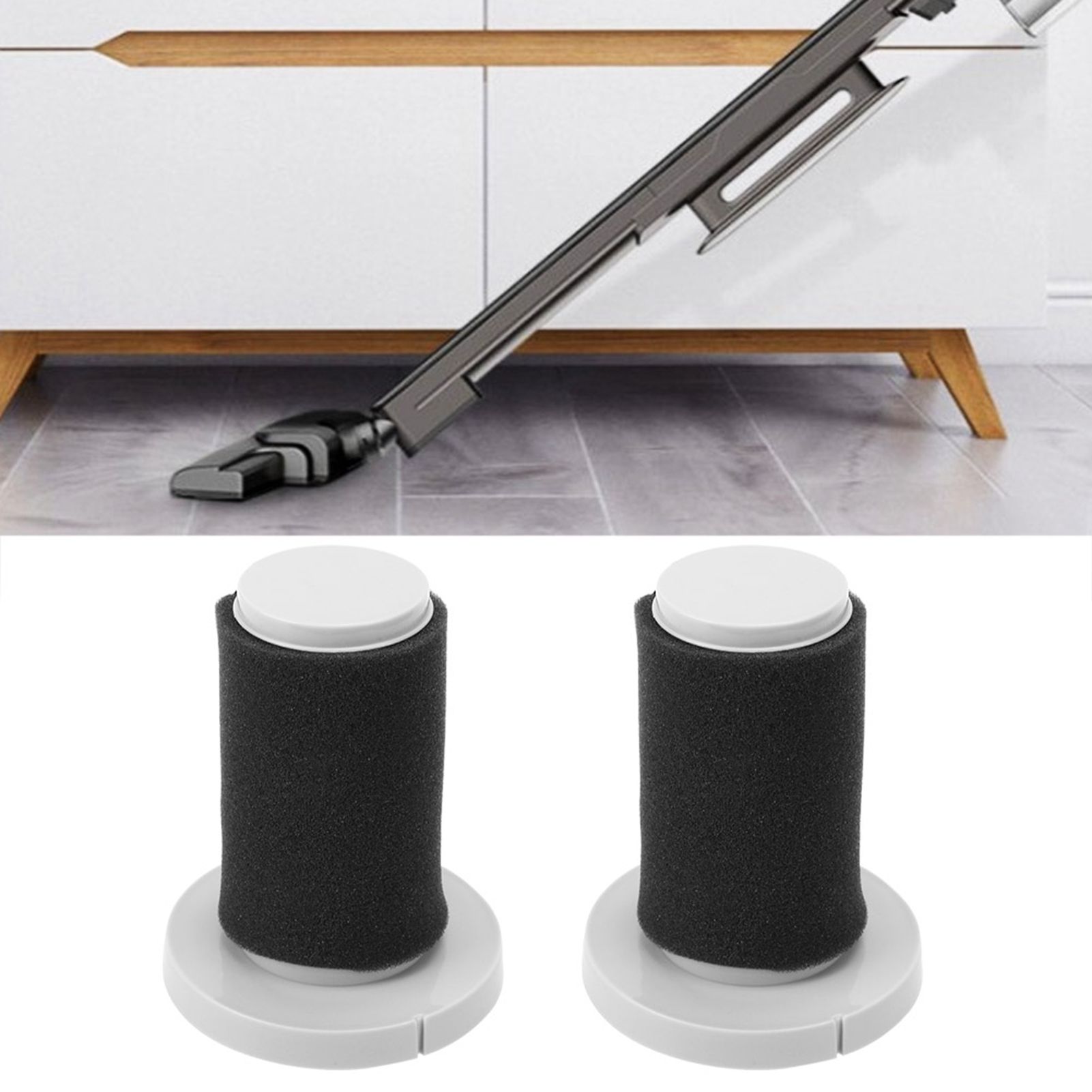 2Pcs Filter with Sponge Cover Replacement Accessory for Deerma DX700/DX700S view 11