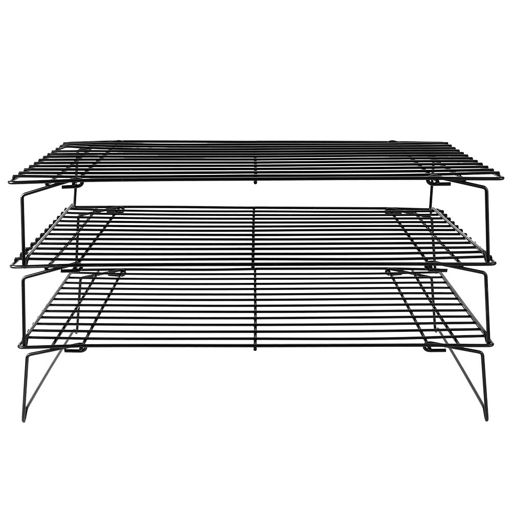 3‑Layer Folding Cooling Rack Baking Tools Cake Stand BBQ Grill Household Supplies view 10